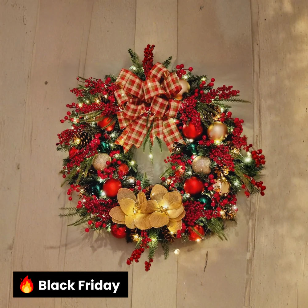 Guirlanda Clássica Vermelha